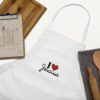 I Love Jesus Christian Message Embroidered Adjustable Cooking Apron With Two Pockets - Image 5
