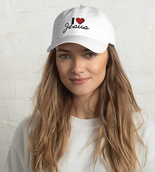 I Love Jesus Christian Message Hat - Unisex (1)