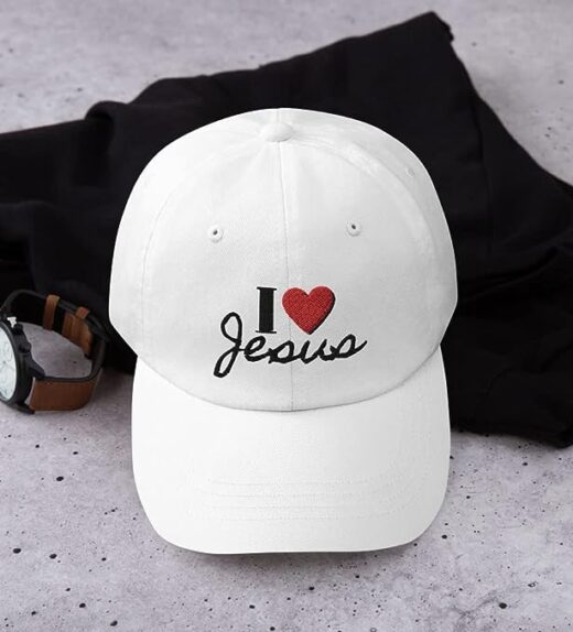 I Love Jesus Christian Message Hat - Unisex (3)