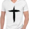 Native Raven Ash Wednesday Unisex Short Sleeve V-Neck Men's Christian T-Shirt (1)