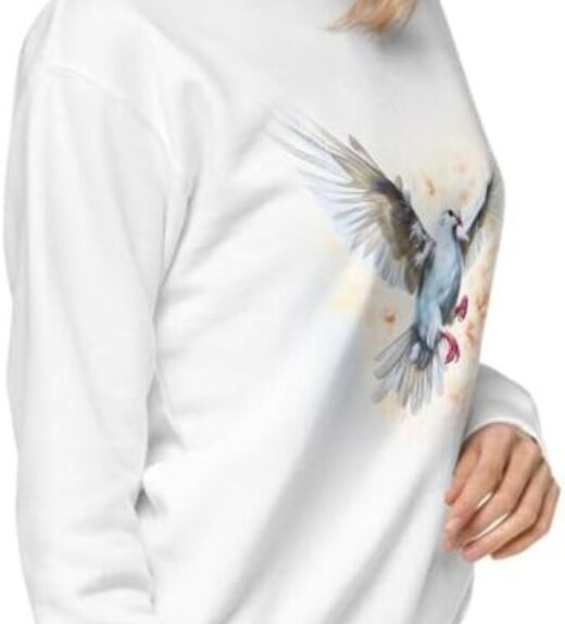 Native Raven Dove Women's Premium Sweatshirt (5)