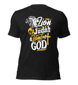 Lion of Judah & Lamb of God Christian Men's Graphic T-Shirt