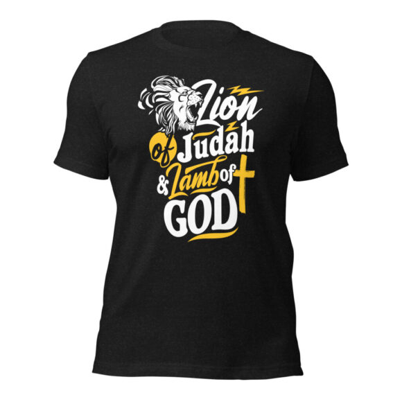 Lion of Judah & Lamb of God Christian Men's Graphic T-Shirt